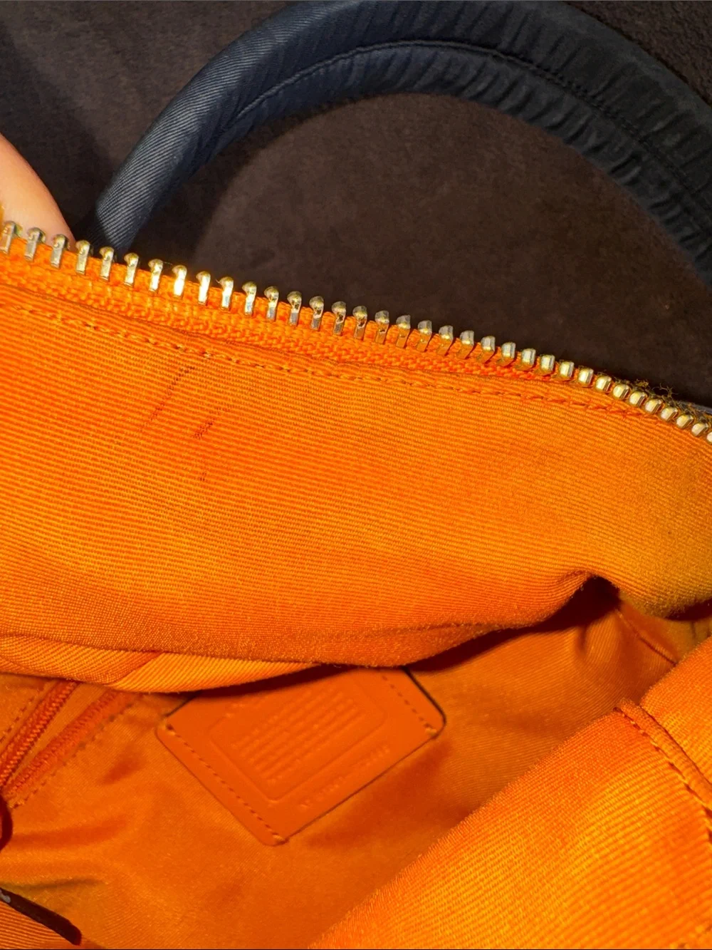 Coach Mini Pebbled Leather Backpack Mustard Yellow / Honey –good Condition